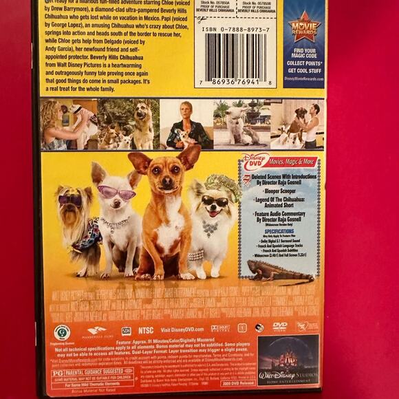 Walt Disney Beverly Hills Chihuahua DVD - Picture 2 of 3
